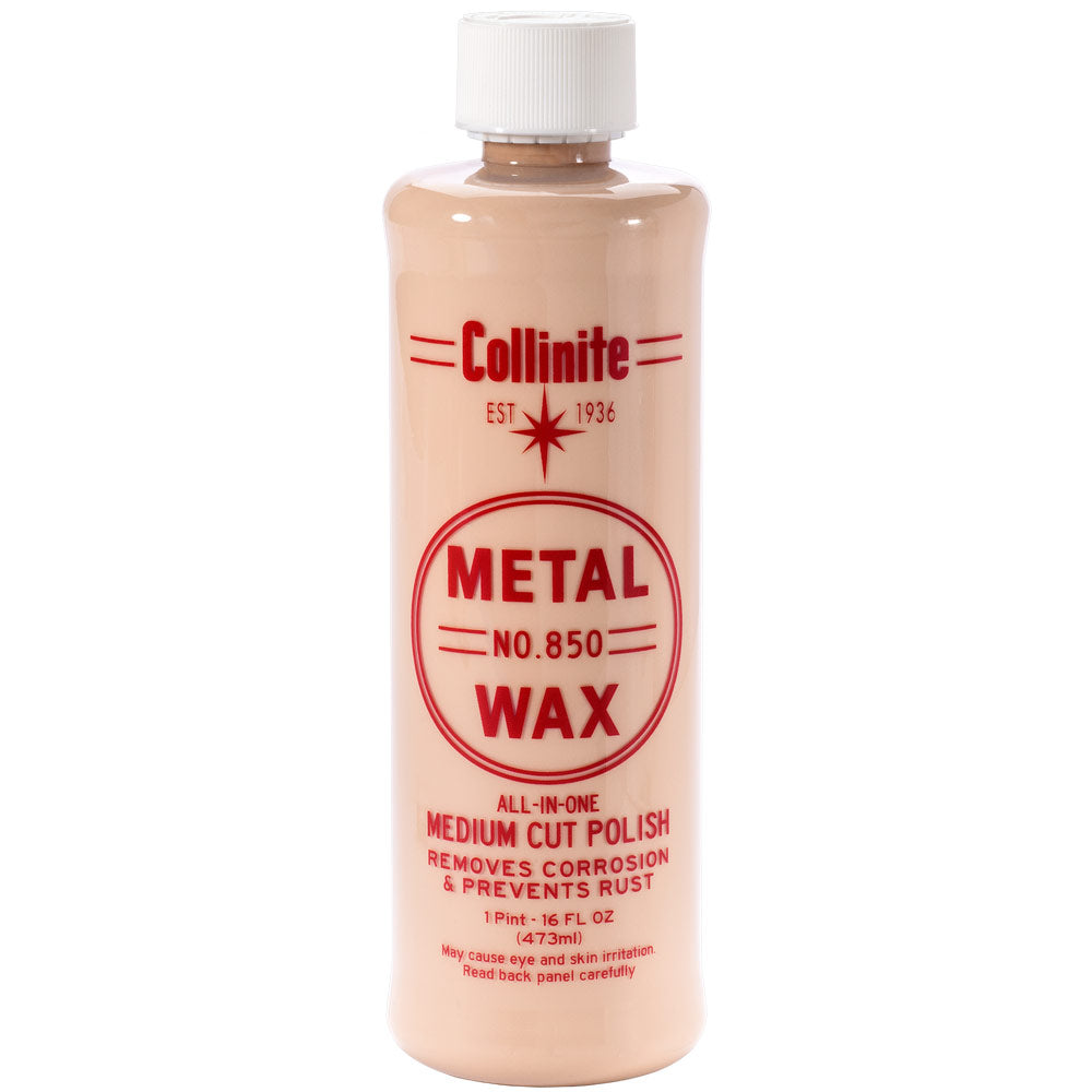 Collinite Metal Wax, Medium Cut Metal Polish, Pint